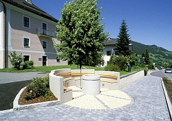 Village fountain Jochberg