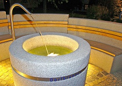 Village fountain Jochberg